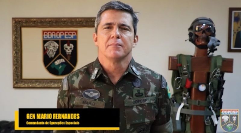 General Mario Fernandes — Foto: Reprodução/Youtube