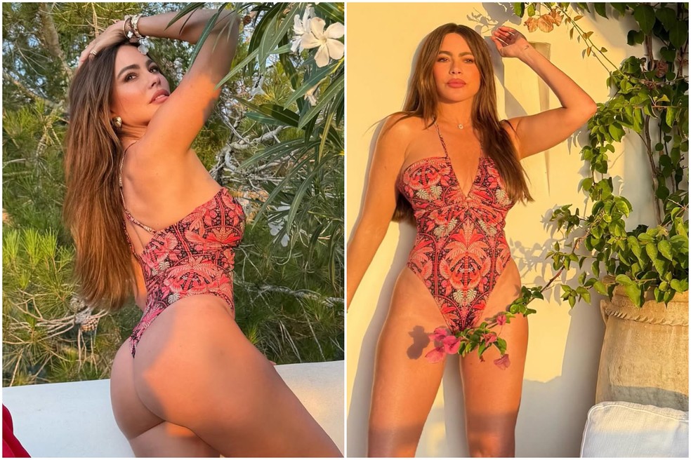 Aos 53 anos, a atriz colombiana Sofía Vergara mantém rotina regrada de exercícios físicos — Foto: Reprodução / Instagram