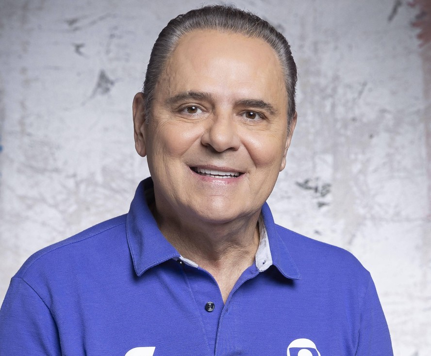 Luis Roberto, narrador da TV Globo que ficará fora da Copa do Mundo