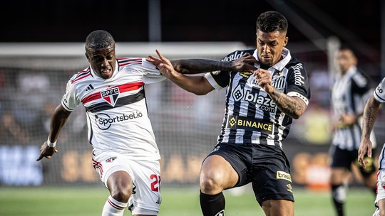 Pato volta a marcar, Calleri brilha e São Paulo goleia Santos no Morumbi 