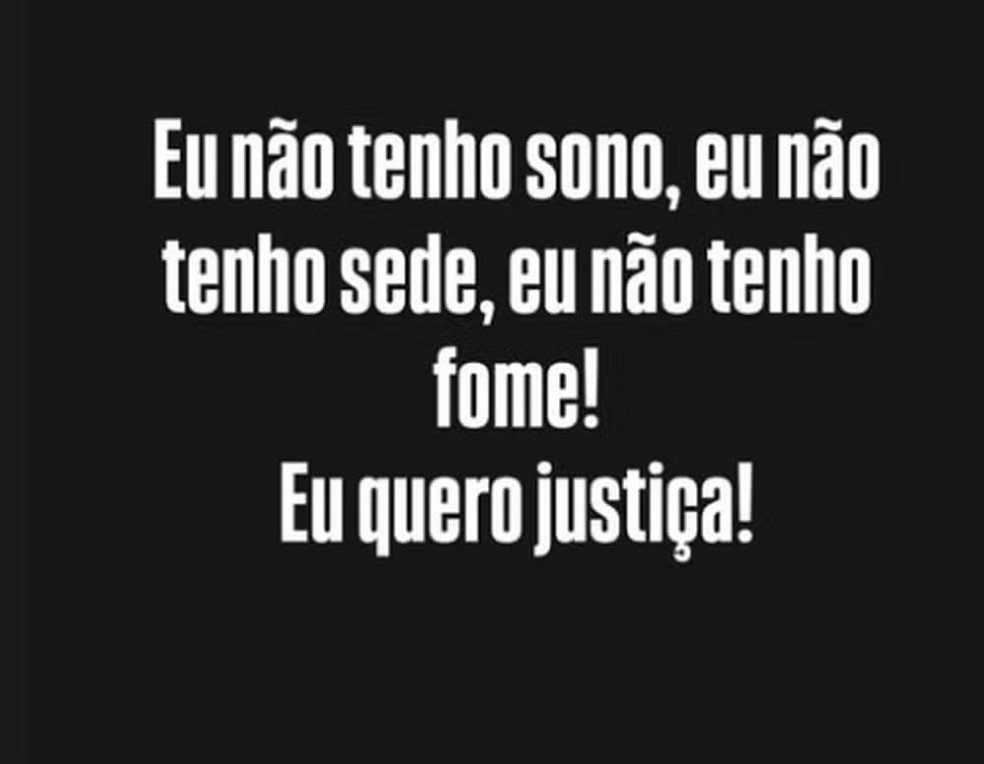 Irmã de jovem morta por traficantes em baile funk desabafa nas redes sociais — Foto: Reprodução