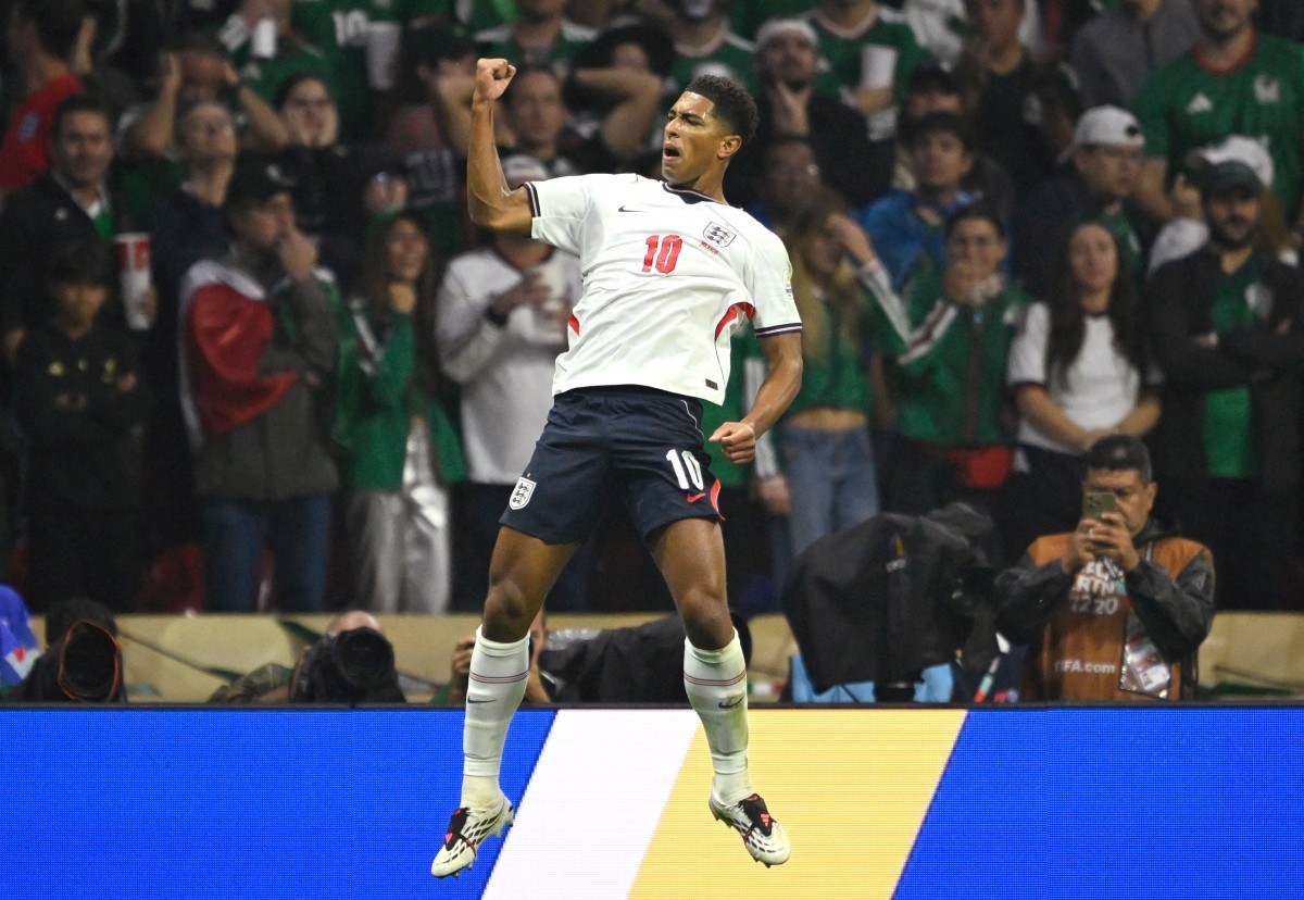 México 0 x 2 Inglaterra: Bellingham marca dois gols em menos de dois minutos e coloca ingleses na frente; siga ao vivo