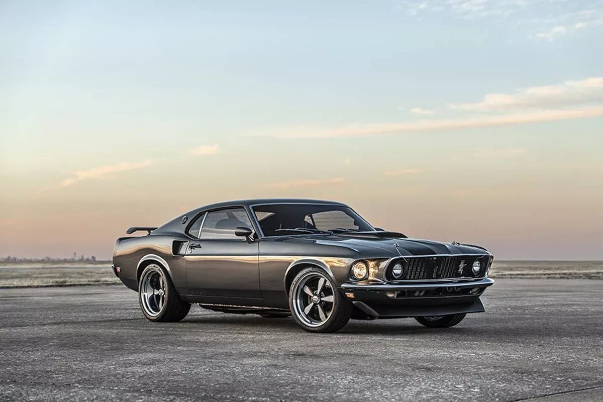 Ford Mustang Mach 1 1969 — Driven by Keanu Reeves in John Wick: The Series, it has become one of the most desired muscle cars for fans of the action genre. — Photo: Reproduction