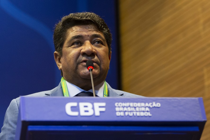 Ednaldo Rodrigues, presidente da CBF, busca substitutos para Tite e Juninho Paulista