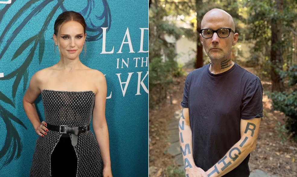 Natalie Portman e Moby — Foto: Reprodução/Instagram