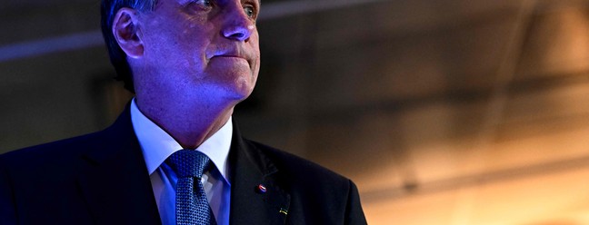 Jair Messias Bolsonaro, ex-presidente da Repúblic — Foto: MAURO PIMENTEL / AFP