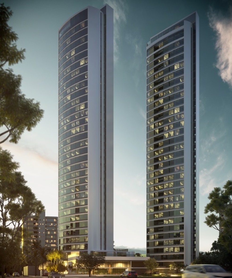 Imagem de como ficará o empreendimento imobiliário — Foto: Reprodução/Instagram