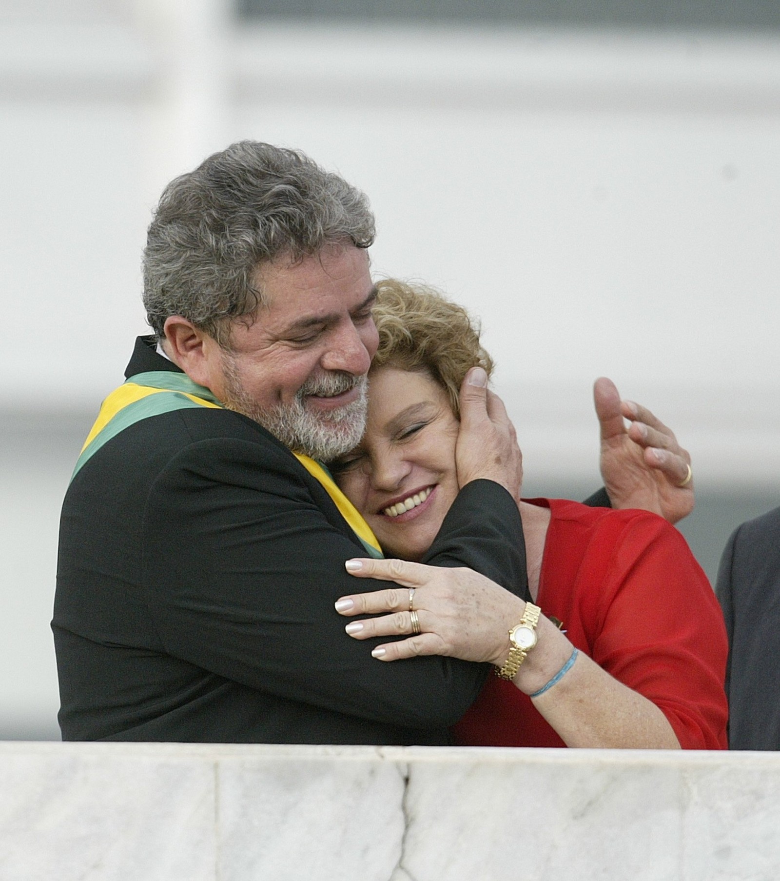 Marisa Letícia esteve casada com Lula de 1974 a 2017, ano de sua morte. Ela foi primeira dama de 2003 a 2010 — Foto: Ivo Gonzales/Agência O Globo/01-01-2003
