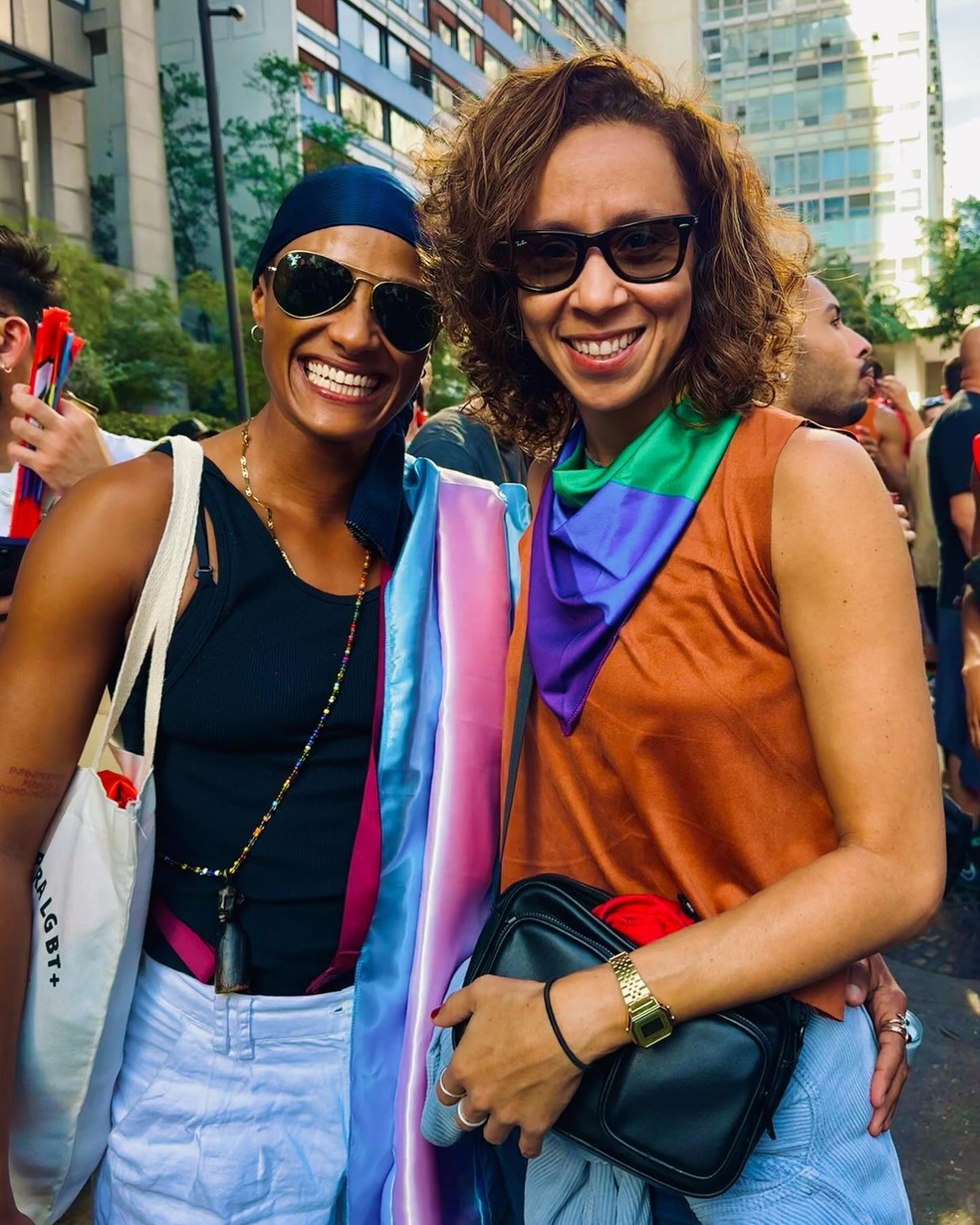 Thalita Carauta e o marido, Tay O’Hanna — Foto: Reprodução/Instagram
