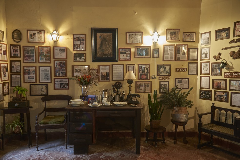 Right at the entrance, an exhibition was organized with 80 relics — Photo: Divulgação/João Mário Nunes