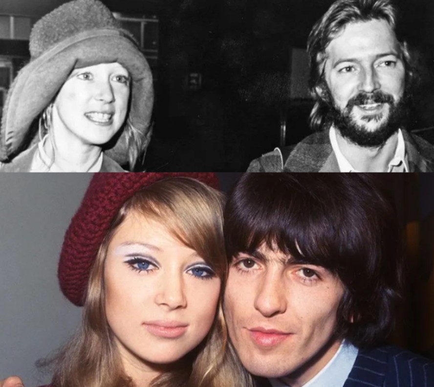 Pattie Boyd viveu triângulo amoroso com Eric Clapton e George Harrison