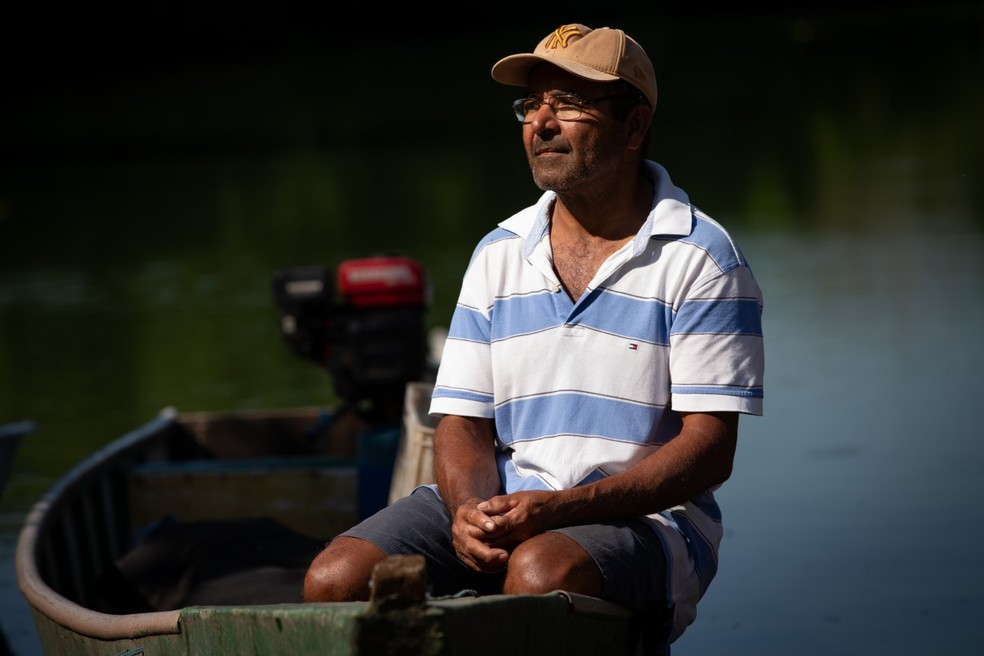 Erinaldo Calixto, pescador — Foto: Roberto Moreyra/Agência O GLOBO