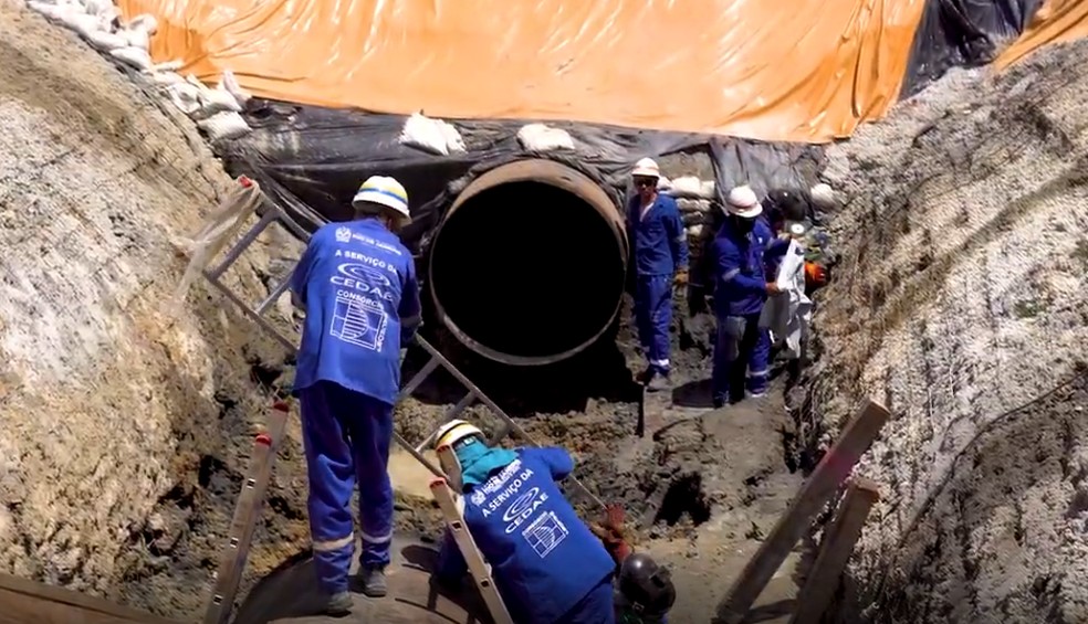 More than 500 specialists will work on 100 services related to the maintenance of the Guandu system - Photo: reproduction