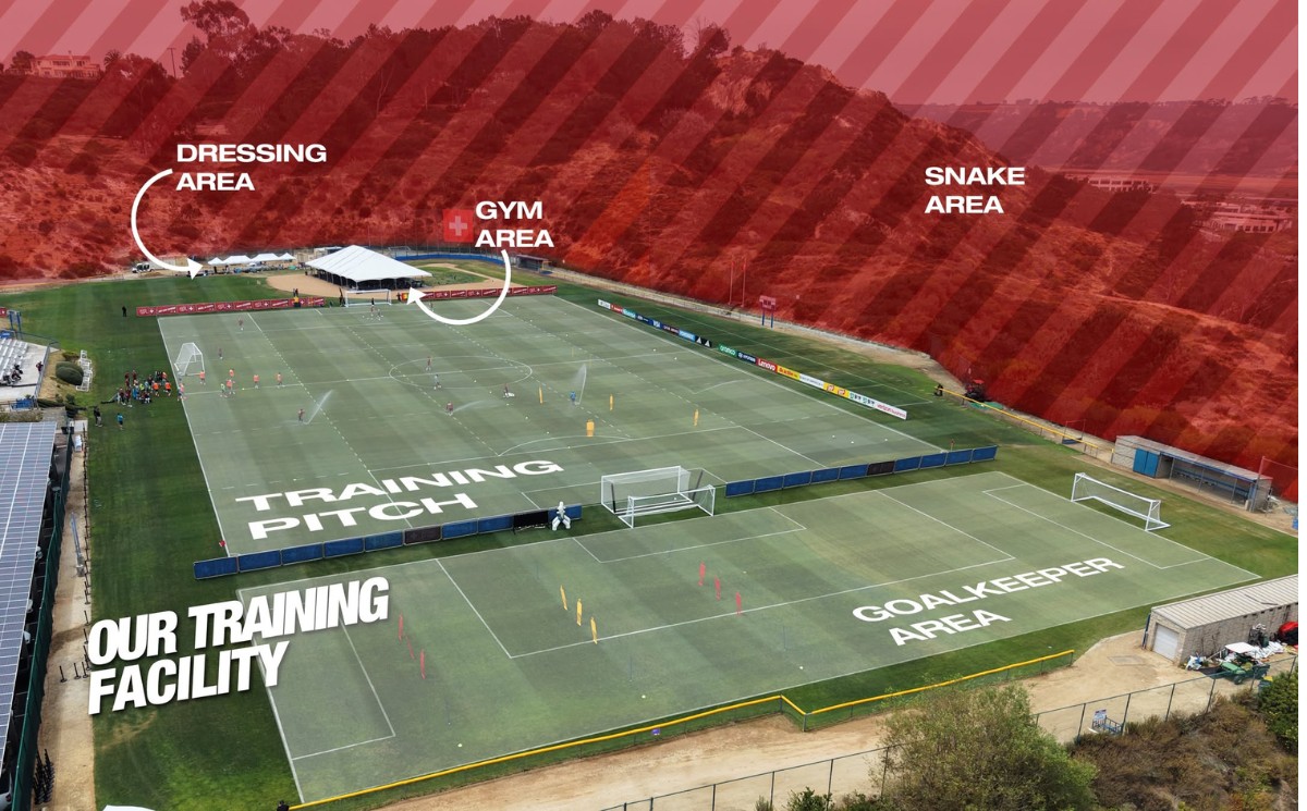 Suíça tem centro de treinamento da Copa do Mundo cercado por área com cobras e faz alerta