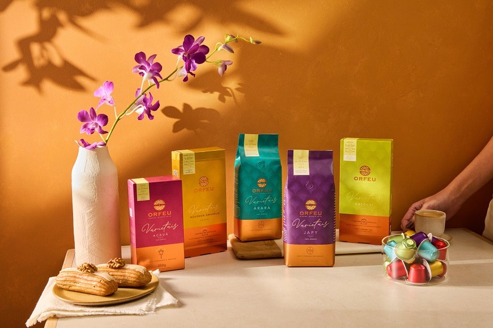Linha de cafés Orfeu Varietais — Foto: Divulgação / Foto de Livia Wu