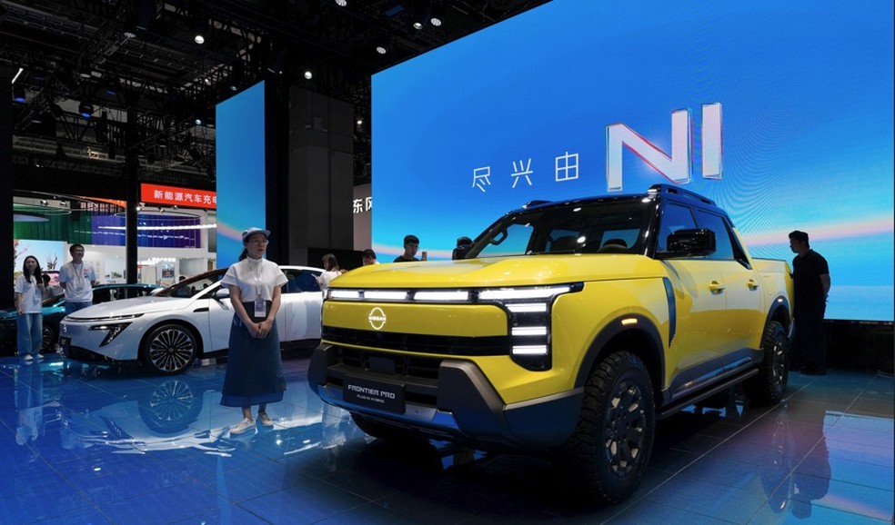 Frontier Pro, da Nissan — Foto: Qilai Shen/Bloomberg