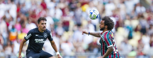 Clássico: Fluminense e Botafogo se enfrentam pelo Brasileirão no Maracanã — Foto: GUITO MORETO / AGÊNCIA O GLOBO