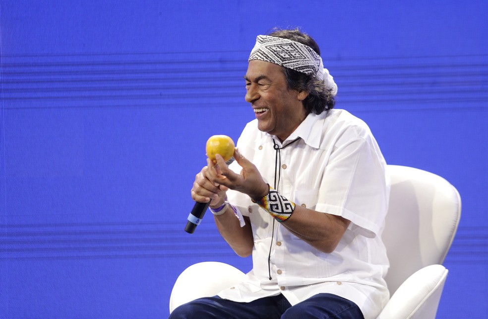 Ailton Krenak — Foto: Márcio Alves