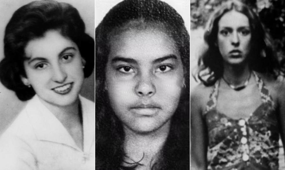 Aida Curi, Mônica Granuzzo and Claudia Lessin: victims of femicide — Photo: Archive photos