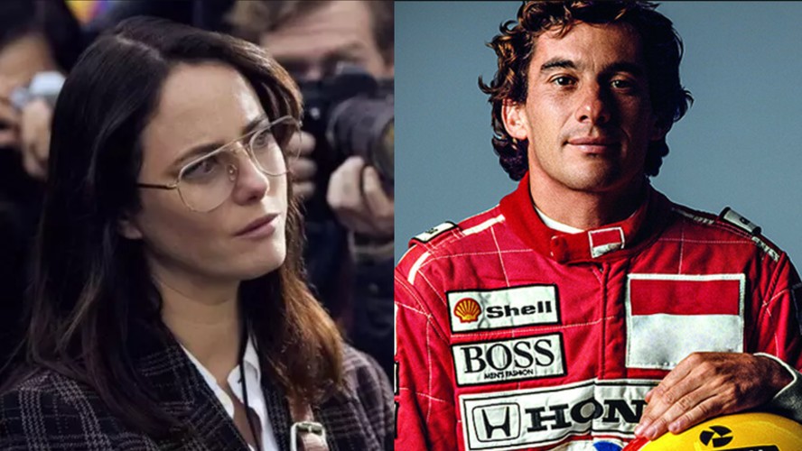 Laura Harrison, a jornalista da nova série sobre Ayrton Senna