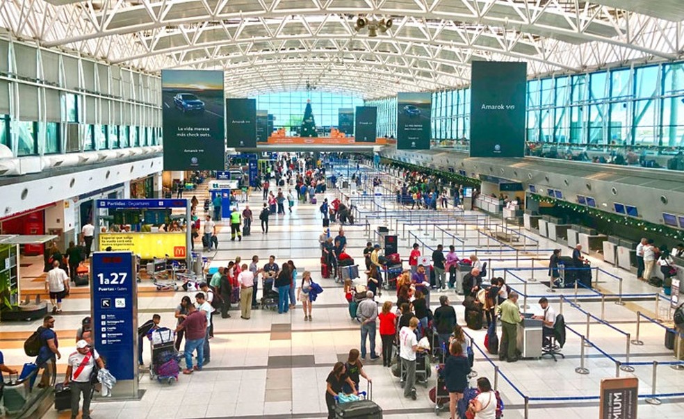 Aeroporto Internacional de Ezeiza, em Buenos Aires — Foto: Divulgação