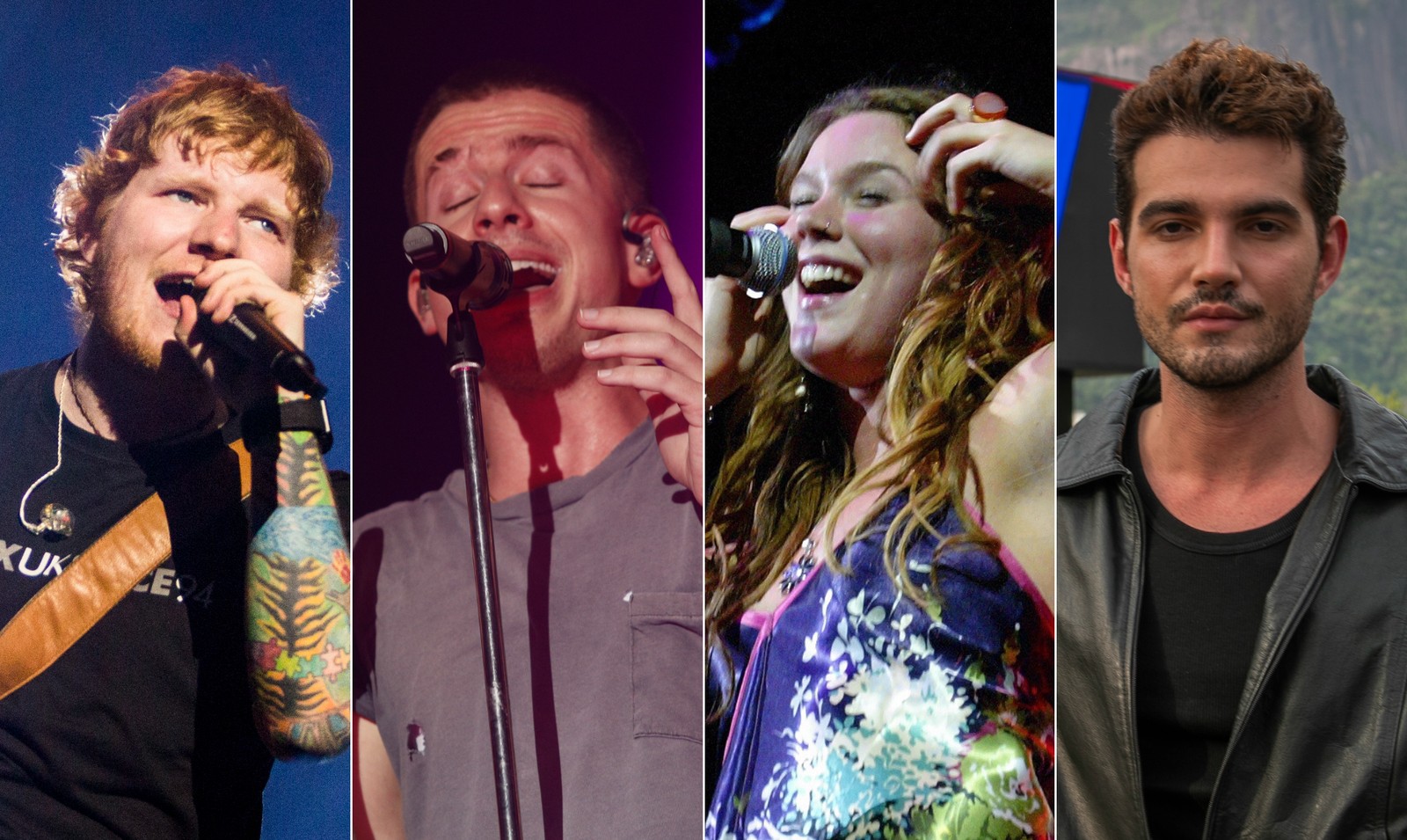 Palco Mundo (19/9): Ed Sheeran, Charlie Puth, Joss Stone e Jão. Agência O Globo.