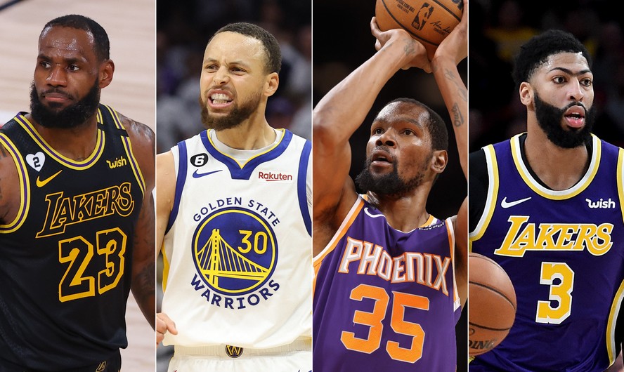 Curry, Durant e Anthony Davis estariam entre os contatados por LeBron James
