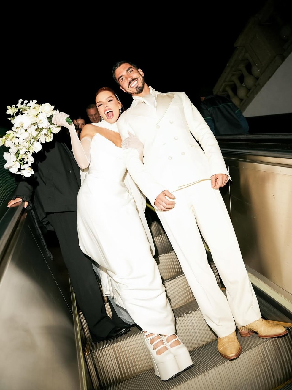 Giovanna Lancellotti e Gabriel David — Foto: Divulgação @annaquast
