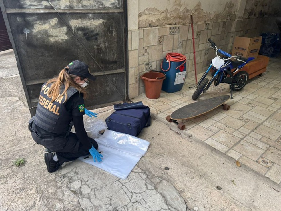 Polícia Federal desmantela laboratório de drogas K em Mogi das Cruzes, em dezembro — Foto: Polícia Federal/ Divulgação