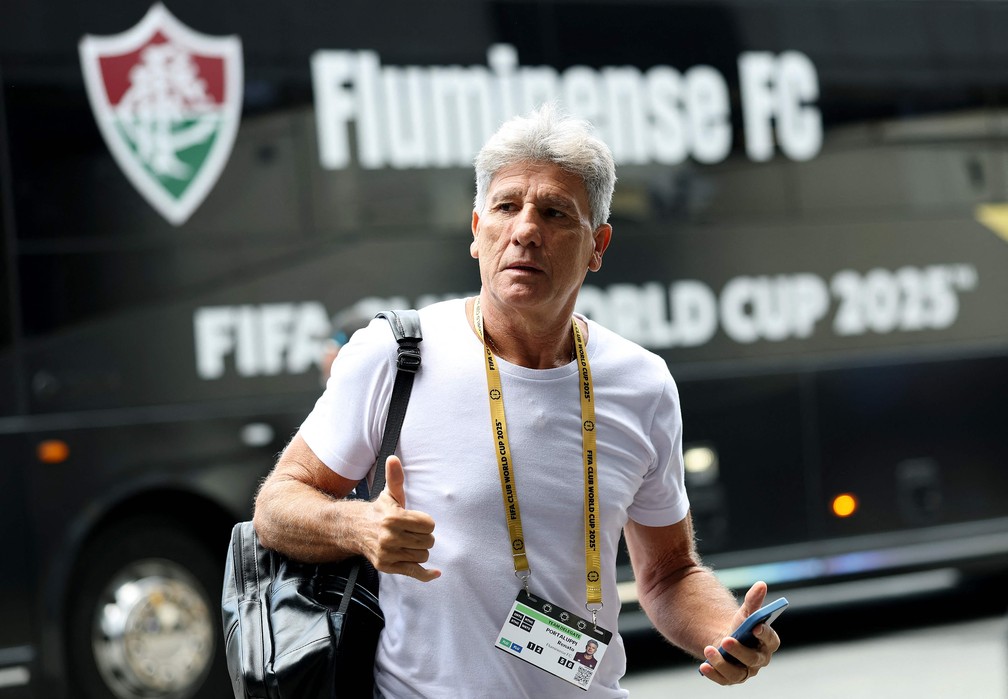 Renato foi alvo de elogios internacionais após vitória sobre a Inter — Foto: Buda Mendes/Getty Images/AFP