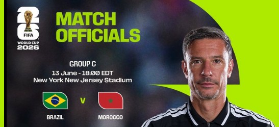 Fifa divulga equipe de arbitragem do primeiro jogo do Brasil