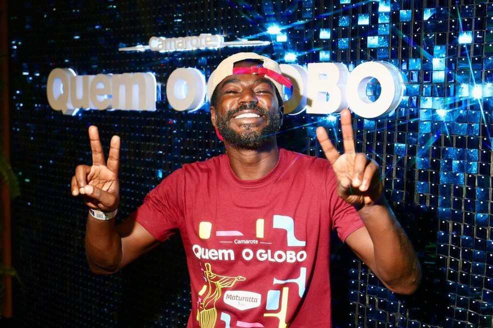 Jonhatan Azevedo no Camarote Quem O GLOBO — Foto: Gabriel de Paiva/Agência O Globo