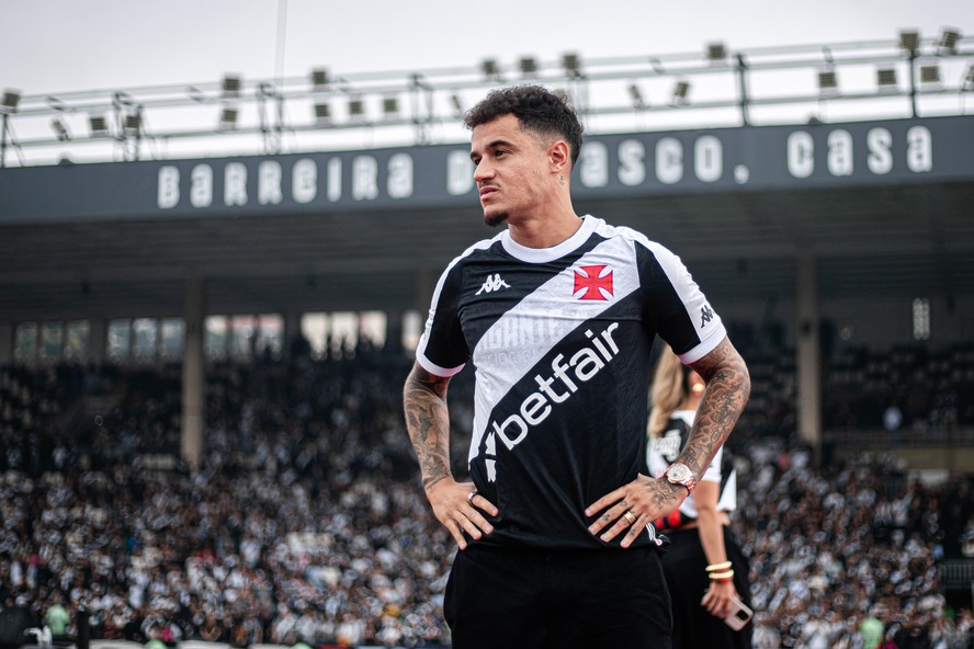 Philippe Coutinho fará sua estreia em São Januário contra o Bragantino