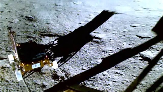 Agência espacial indiana perde contato com sonda Chandrayaan-3, a primeira a pousar no polo sul da Lua