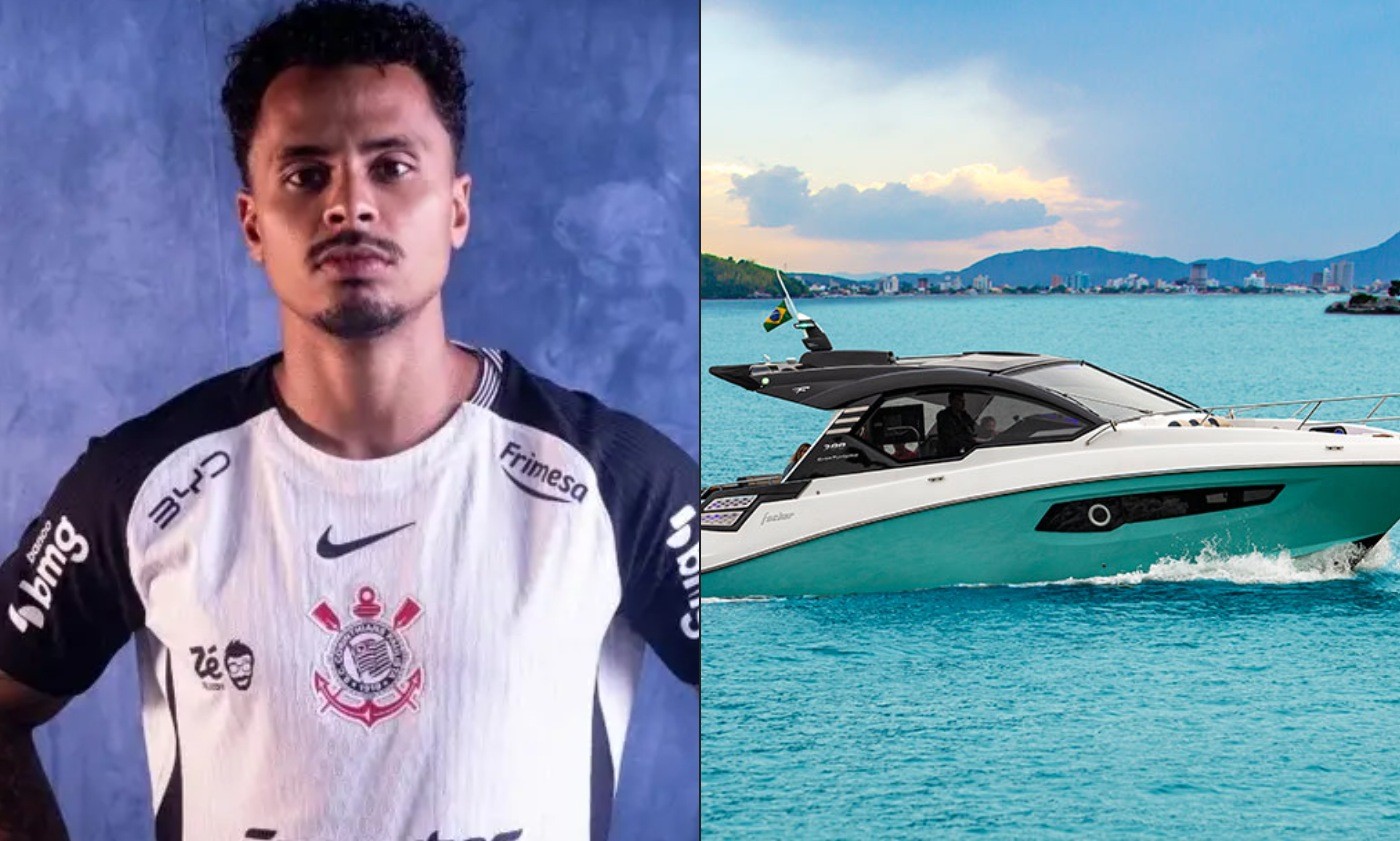 Jogador do Corinthians compra lancha de R$ 2,2 milhões
