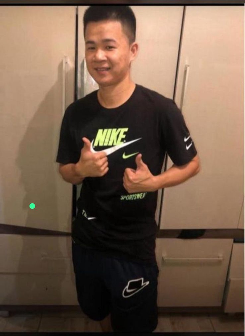 Zhaohu Qiu, de 35 anos, suspeito da morte de Marcelle Julia Araújo da Silva — Foto: Reprodução / Polícia Civil