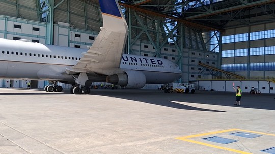 Galeão: United Airlines inaugura centro de manutenção de aeronaves após investir R$ 100 milhões