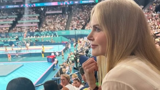 Nicole Kidman vira 'amuleto' da torcida brasileira na Olimpíada de Paris: 'Mick Jagger ao contrário'