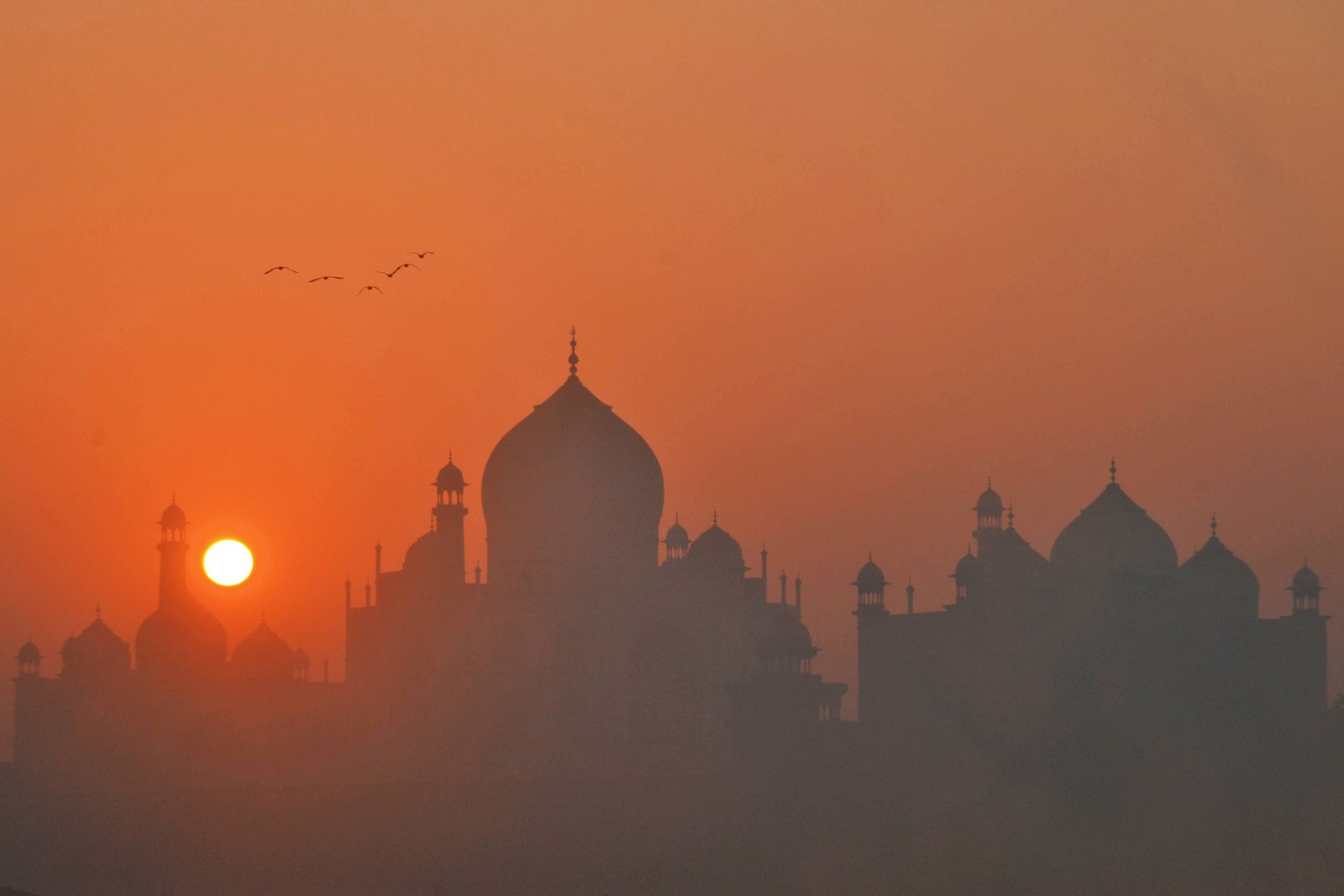Taj Mahal em janeiro de 2023 — Foto: PAWAN SHARMA