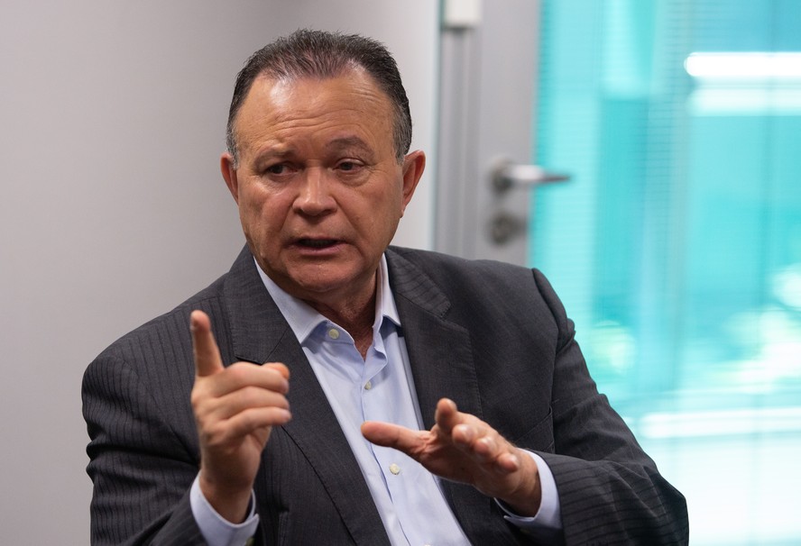 O governador do Maranhão, Carlos Brandão, em entrevista ao GLOBO