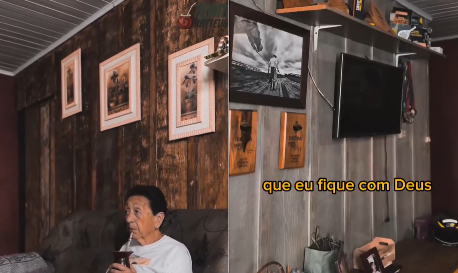 Casa de Matteus, do 'BBB' 24. O perfil oficial do participante publicou um vídeo mostrando a residência