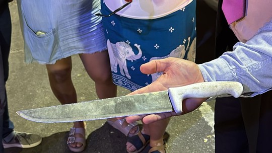 Meliante usa facão para assaltar assessora parlamentar na Cinelândia, próximo à Câmara do Rio