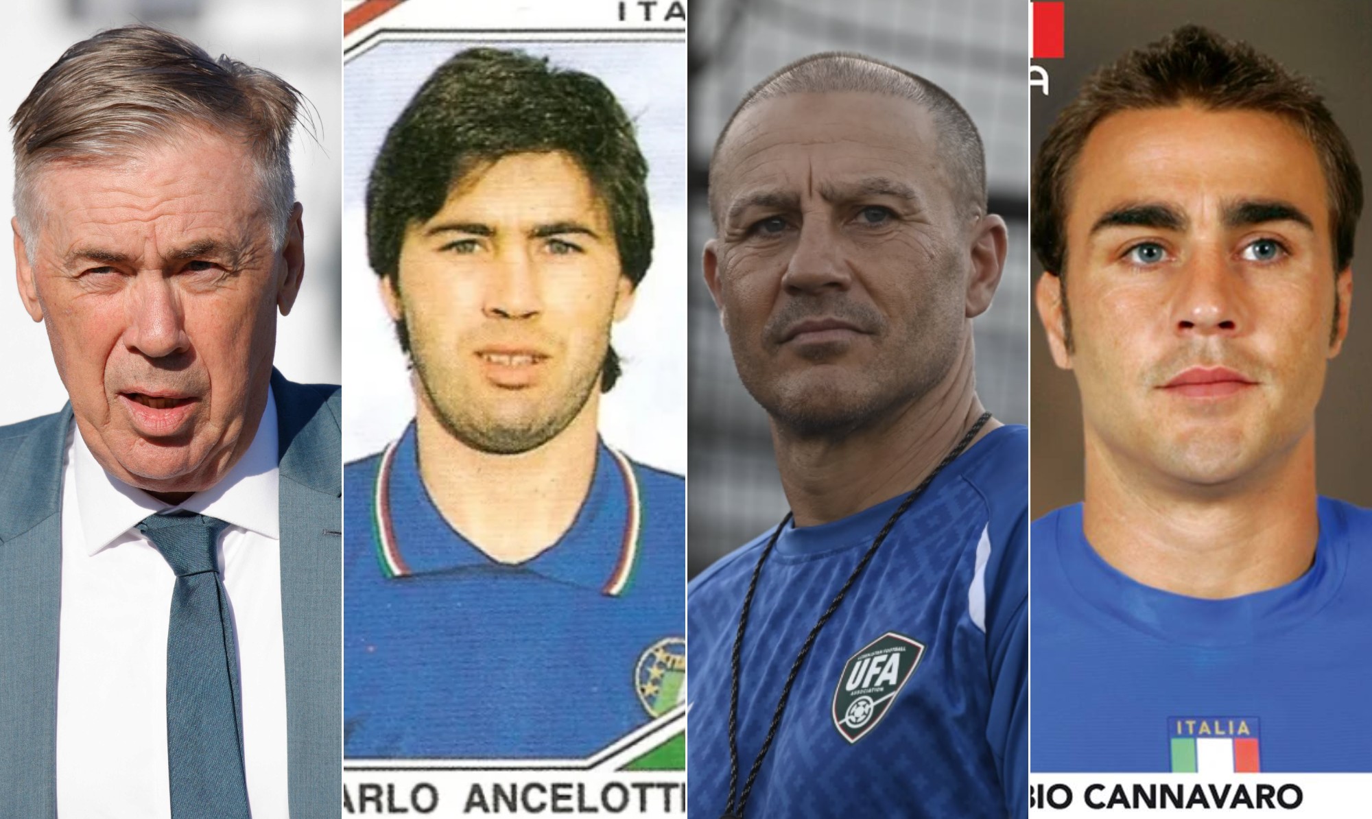 Antes de depois: De Ancelotti a Cannavaro, técnicos da Copa 