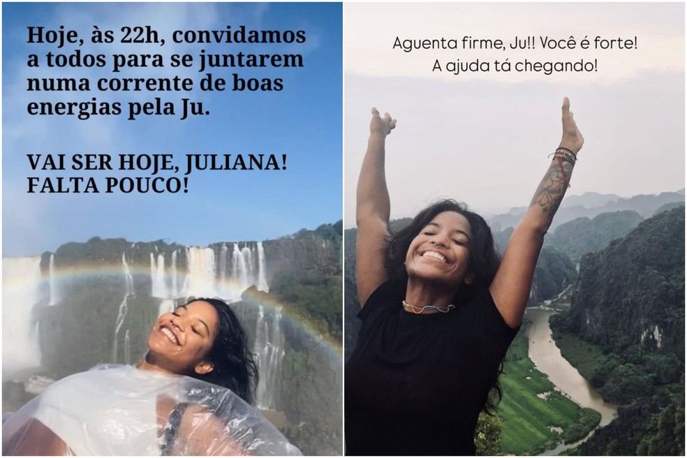 Familiares de Juliana Marins Mobilizaram brasileiros para'Corrente de boas Energias'Pelo Resgate da Mochileira -foto: reprodução / instagram