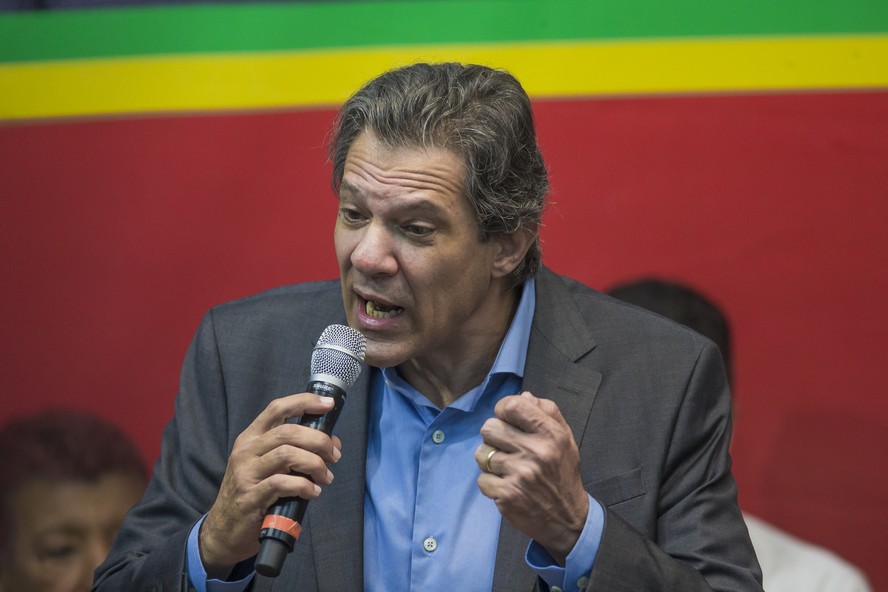 O pré-candidato ao governo de São Paulo Fernando Haddad