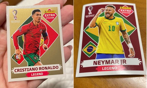Figurinha rara de Neymar no álbum da Copa do Mundo é vendida por R