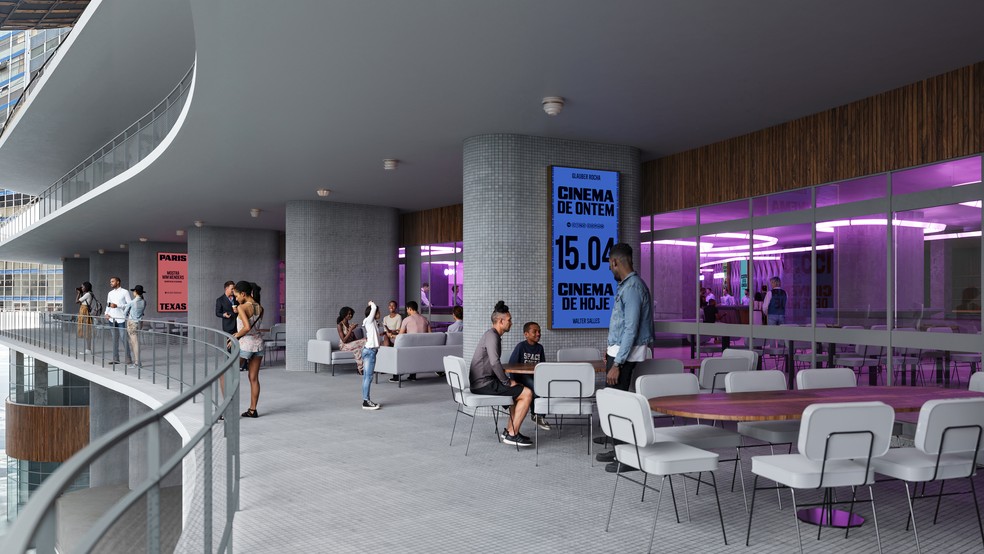 Cine Copan ser� integrado ao espa�o Piv�, que contar� com caf�, bar e �reas de exposi��o de arte e resid�ncias art�sticas, e tamb�m ser� usado para eventos - Foto: Divulga��o
