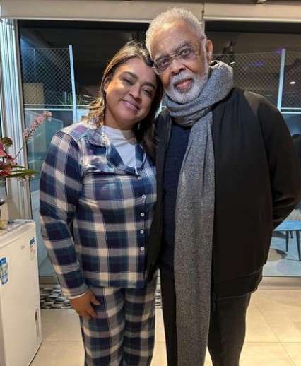 Preta e Gilberto Gil — Foto: Instagram