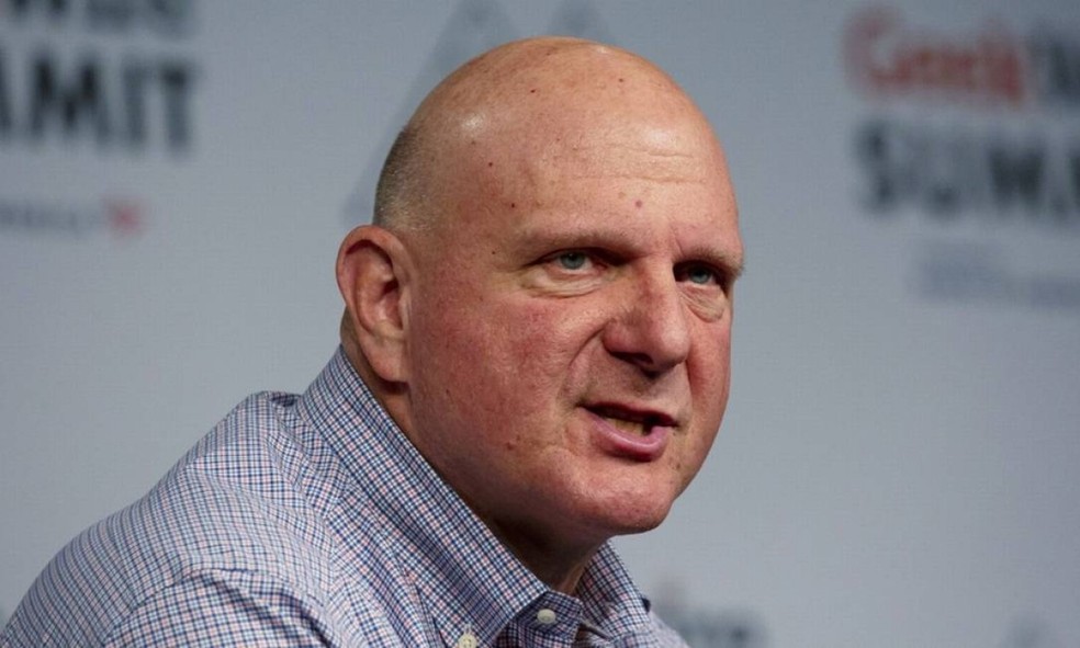 Steve Ballmer, o ex-CEO da Microsoft, tem um patrimônio líquido de US$ 120,7 bi — Foto: Bloomberg