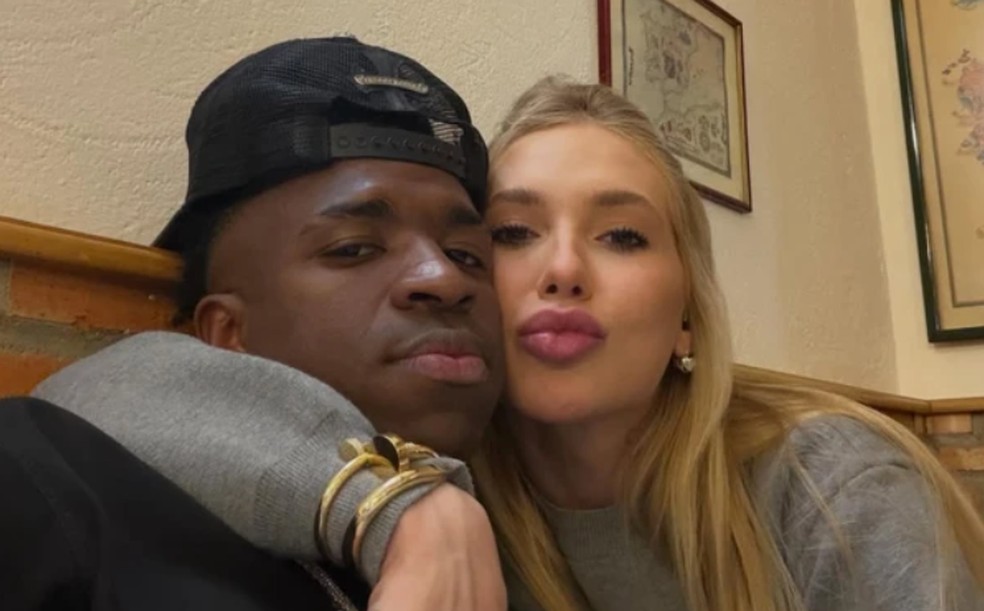 O jogador Vini Jr e a influenciadora digital Virginia Fonseca: namoro chegou ao fim &mdash; Foto: Reprodu&ccedil;&atilde;o / Instagram